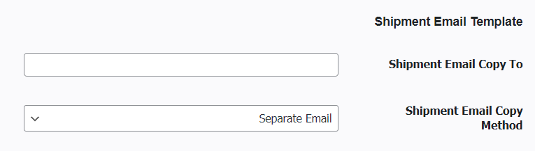 التعديل على قسم Shipment Email Template في إضافة أرامكس