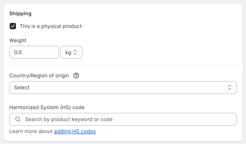  تحديد تفاصيل المنتج أثناء رفع المنتجات على منصة Shopify